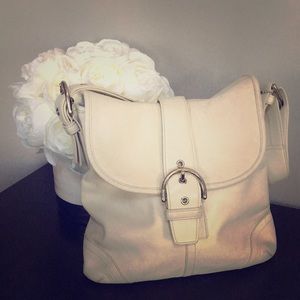 Leather Coach Shoulder Bag